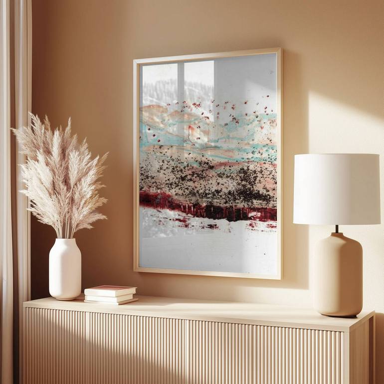 Original Abstract Expressionism Abstract Painting by Deb Chaney