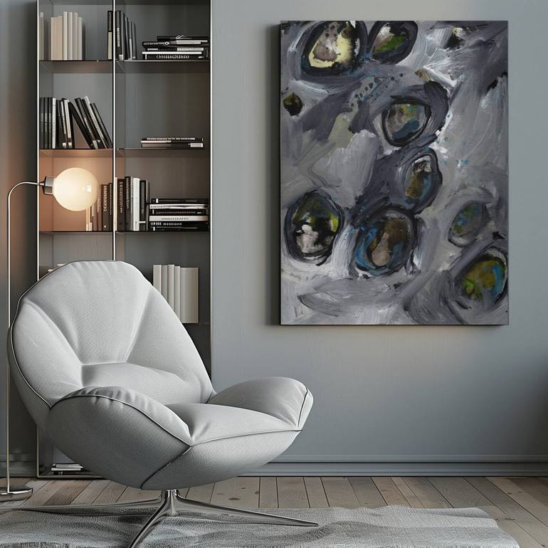 Original Abstract Expressionism Abstract Painting by Deb Chaney