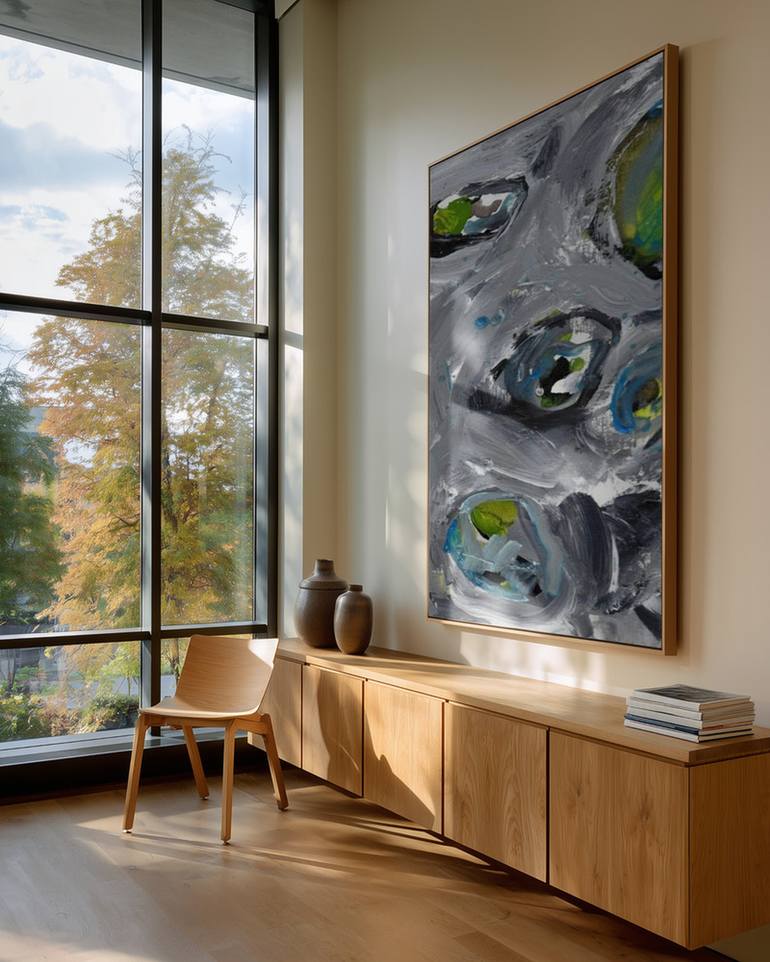 Original Abstract Expressionism Abstract Painting by Deb Chaney