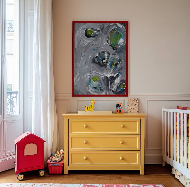 Original Abstract Expressionism Abstract Painting by Deb Chaney