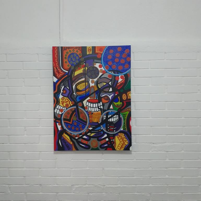 Original Abstract Expressionism Abstract Painting by José Lisboa