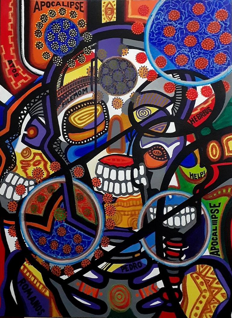 Original Abstract Expressionism Abstract Painting by José Lisboa