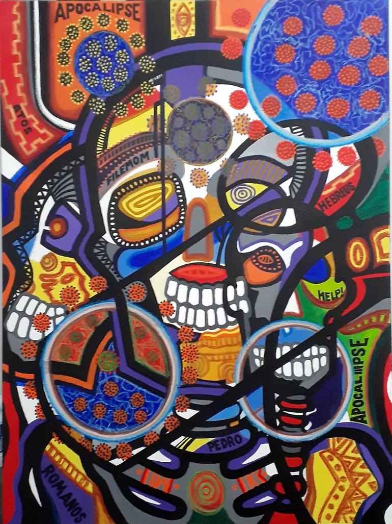Original Abstract Expressionism Abstract Painting by José Lisboa