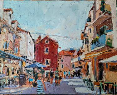 Original Impressionism Architecture Paintings by Miljenko Šimić