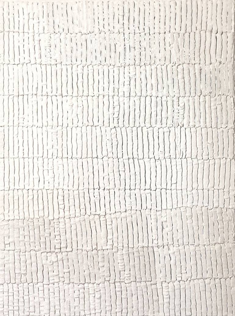 Original Minimalism Abstract Painting by Dominika Golab Pigeon