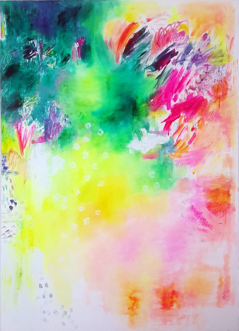 Original Expressionism Abstract Painting by Dominika Gołąb