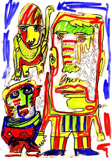 Original Expressionism Abstract Painting by Melis Basmaci