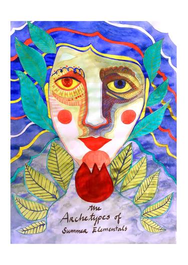 Original Figurative Portrait Painting by Melis Basmaci
