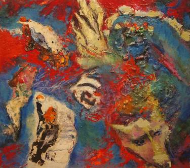 Print of Abstract Expressionism Politics Paintings by Virginia A Zuelsdorf