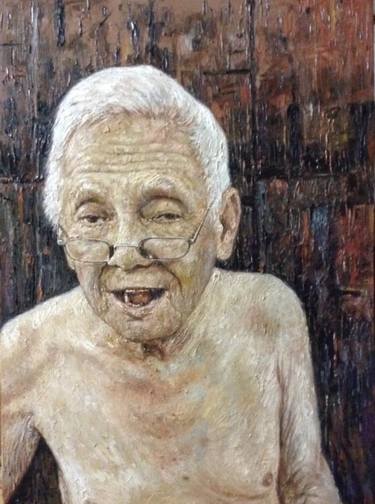 Original Expressionism Portrait Paintings by edwin jumalon