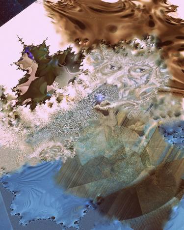 Dreams of Fractal Visions, Limited Edition Print on Canvas, 1/7. thumb