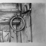 Wooden door detail by Tamara Akhrameeva