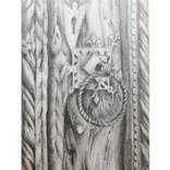 Vintage wooden door by Tamara Akhrameeva