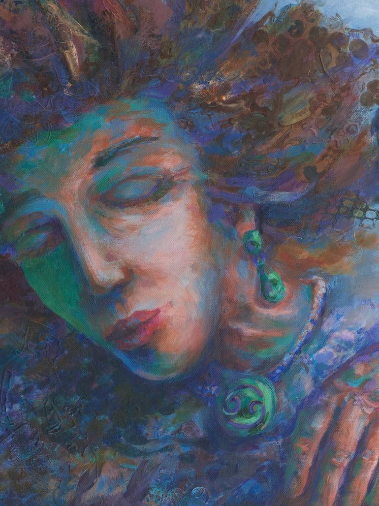Original Symbolism Women Painting by Pablo Montes