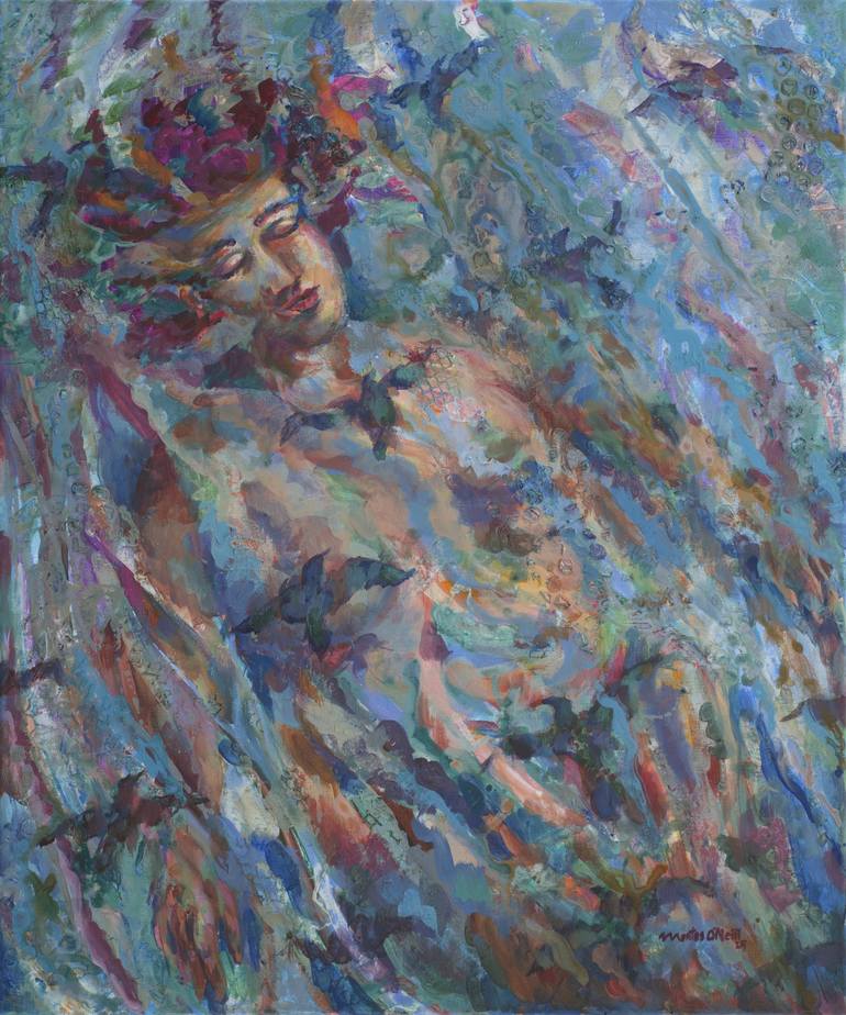 Print of Symbolism Women Paintings by Pablo Montes