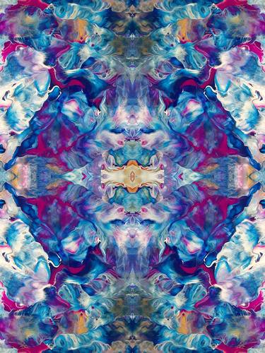 Turquoise kaleidoscope III thumb