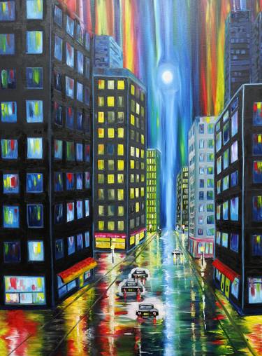 Print of Cities Paintings by Galina Zimmatore