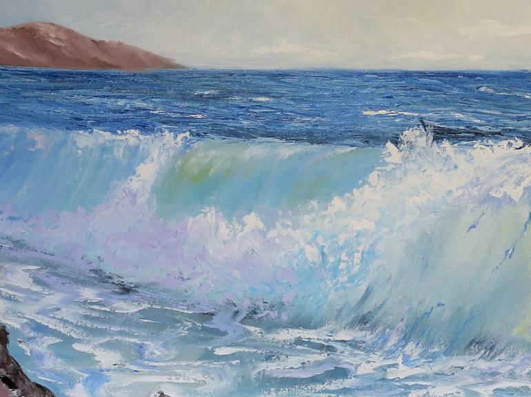 Original Seascape Painting by Galina Zimmatore