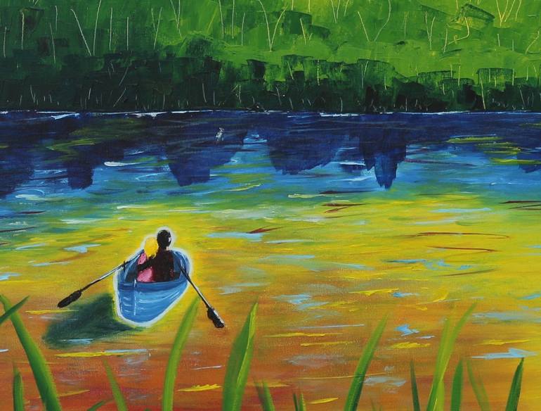 Original Impressionism Love Painting by Galina Zimmatore