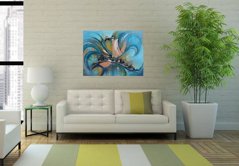 Original Abstract Painting by Galina Zimmatore