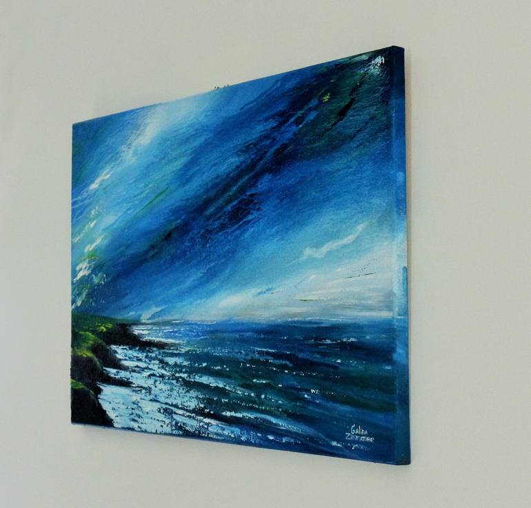 Original Seascape Painting by Galina Zimmatore