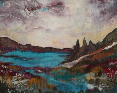 Print of Abstract Landscape Paintings by Galina Zimmatore