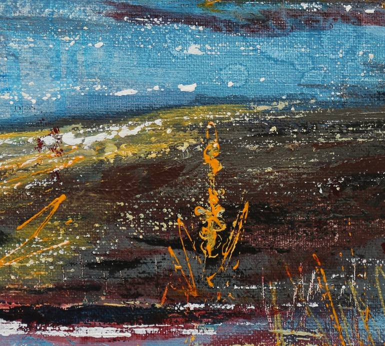 Original Abstract Landscape Painting by Galina Zimmatore