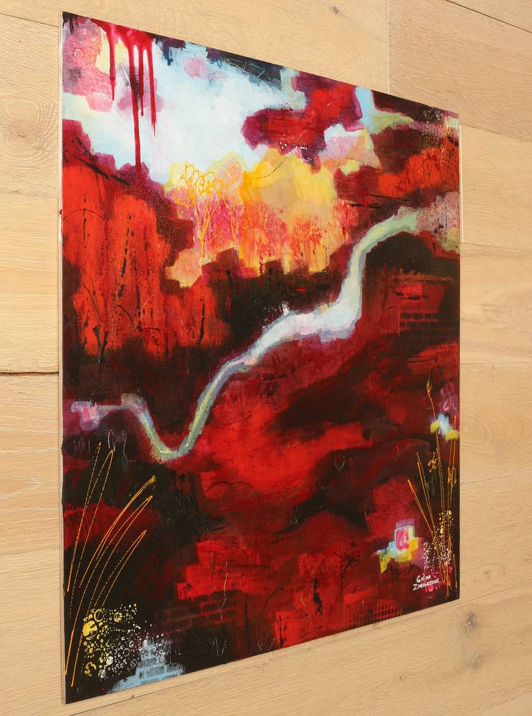 Original Abstract Painting by Galina Zimmatore