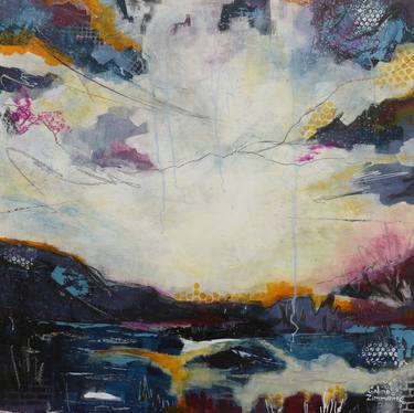 Original Abstract Expressionism Landscape Paintings by Galina Zimmatore