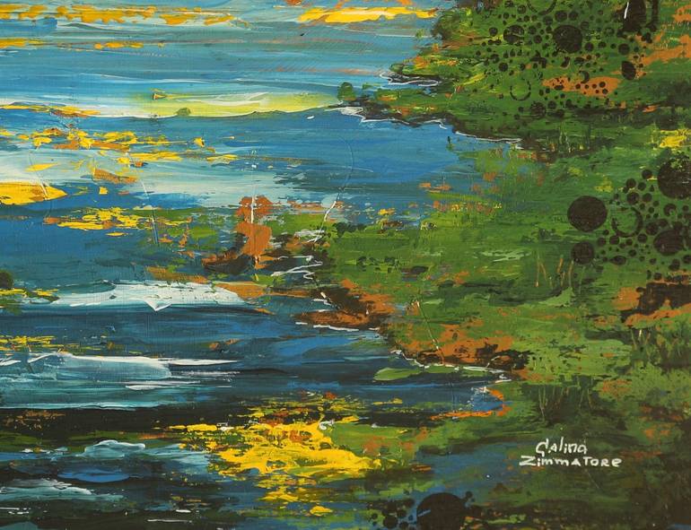 Original Landscape Painting by Galina Zimmatore