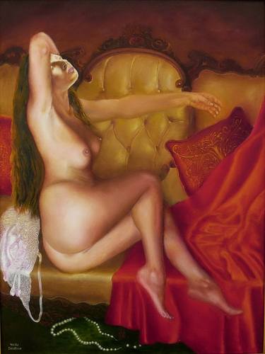 Original Realism Erotic Paintings by Vasily Zolottsev