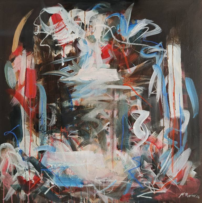 Original Abstract People Paintings by Mandy Racine