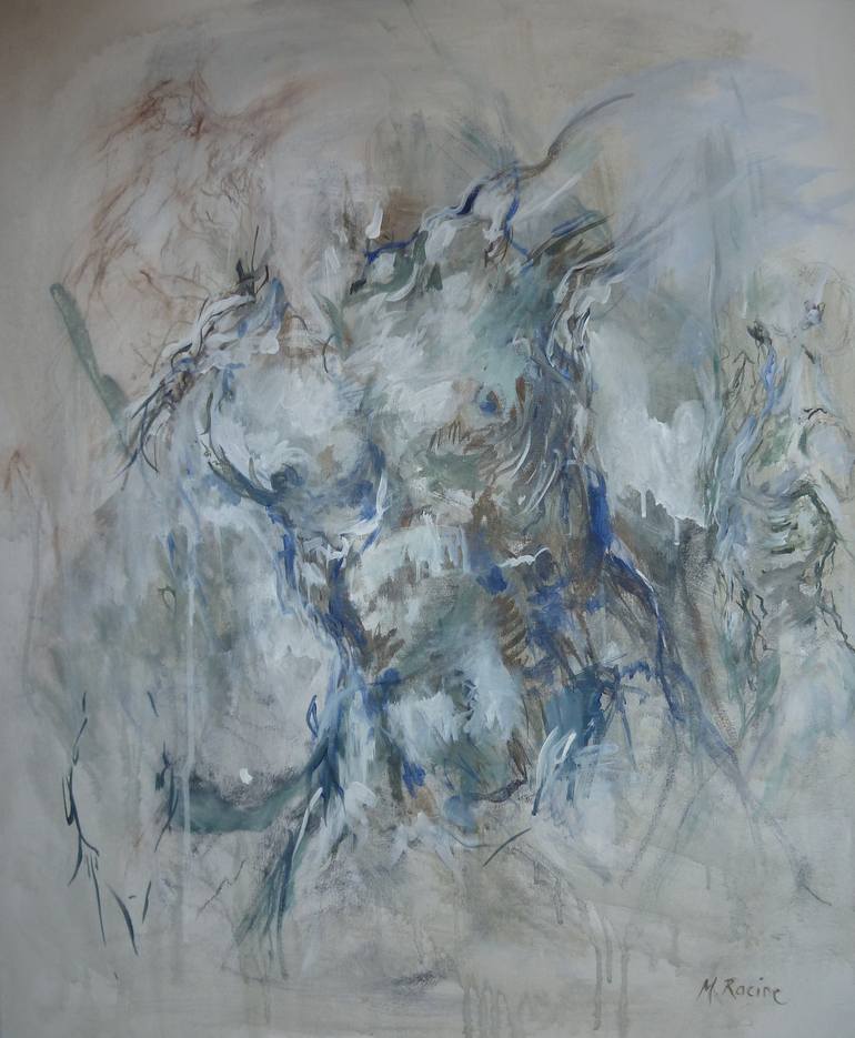 Male Torso Painting by Mandy Racine | Saatchi Art