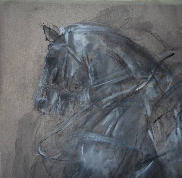 Original Horse Drawing by Mandy Racine