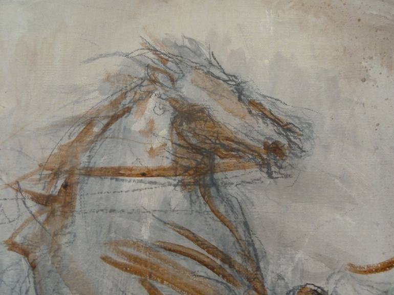 Original Horse Drawing by Mandy Racine