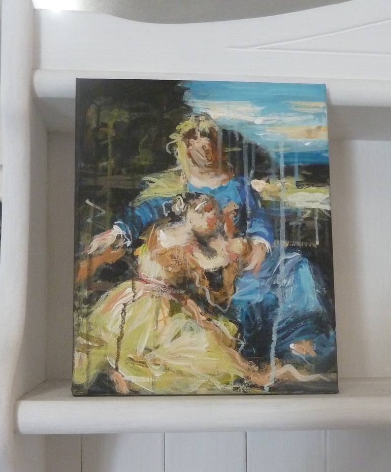 Original Religious Painting by Mandy Racine