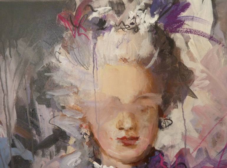 Original Portrait Painting by Mandy Racine