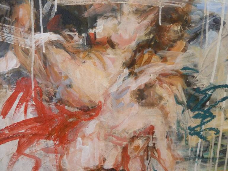 Original Abstract Expressionism Classical mythology Painting by Mandy Racine