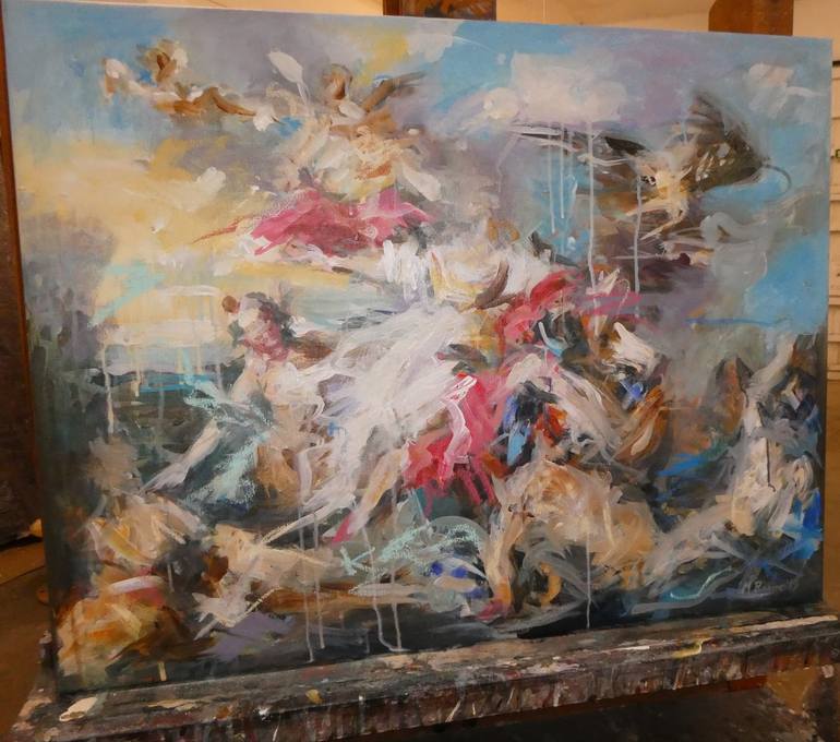 Original Classical mythology Painting by Mandy Racine