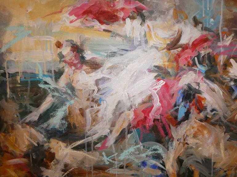 Original Abstract Classical mythology Painting by Mandy Racine