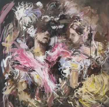 Original Abstract Expressionism Classical mythology Paintings by Mandy Racine