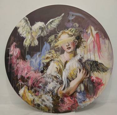 Circular Painting Paintings Saatchi Art