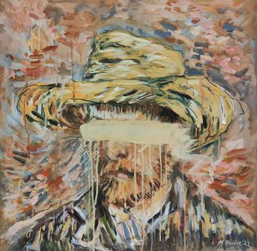 Van Gogh with Straw Hat thumb