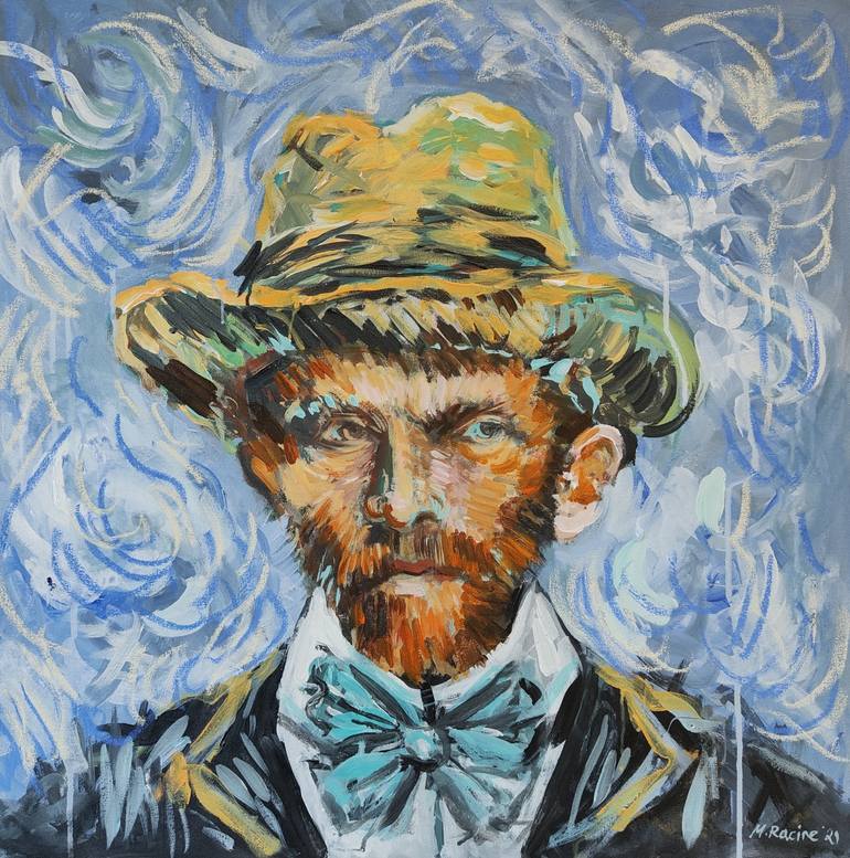 Van Gogh with Tuxedo Painting