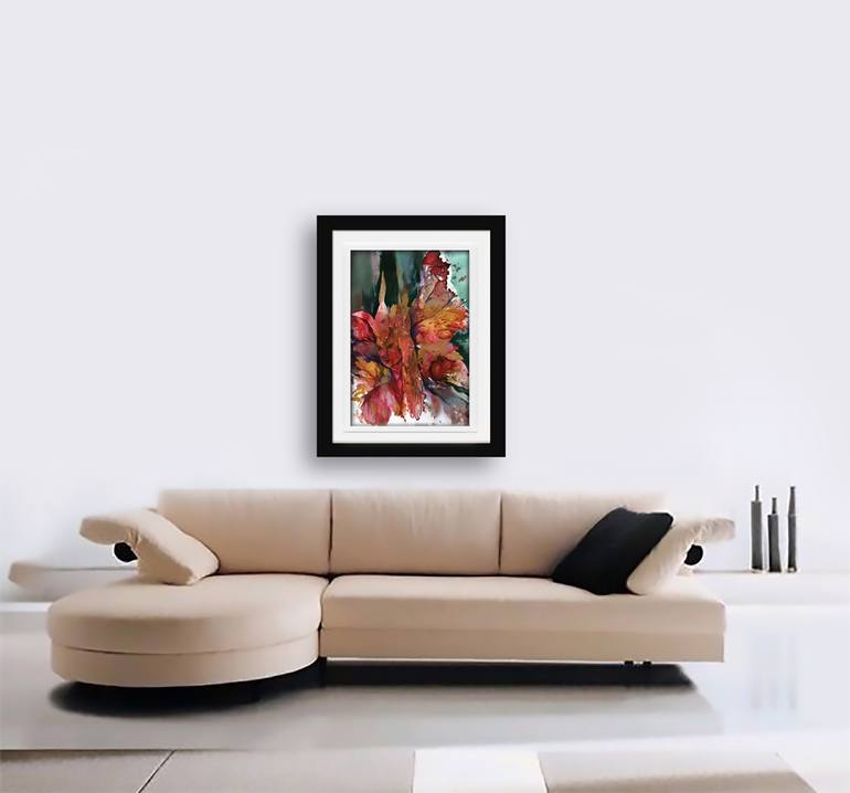 Original Abstract Fantasy Painting by Kathy Morton Stanion