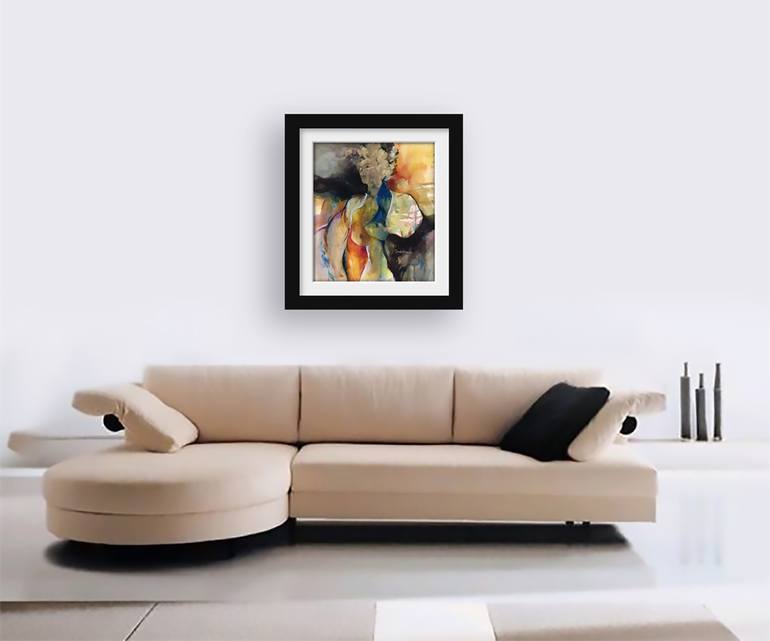 Original Abstract Erotic Painting by Kathy Morton Stanion
