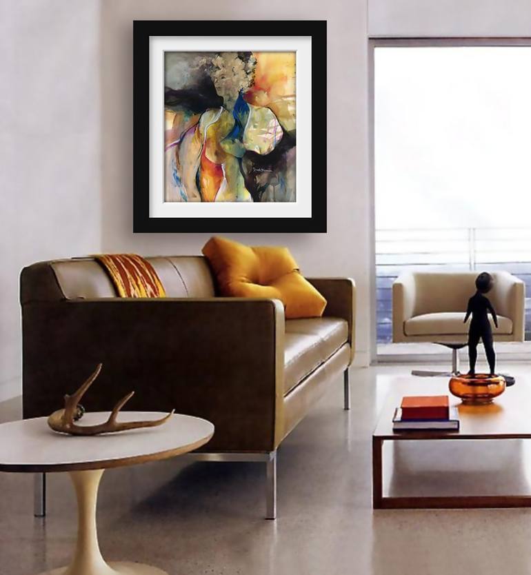 Original Abstract Erotic Painting by Kathy Morton Stanion