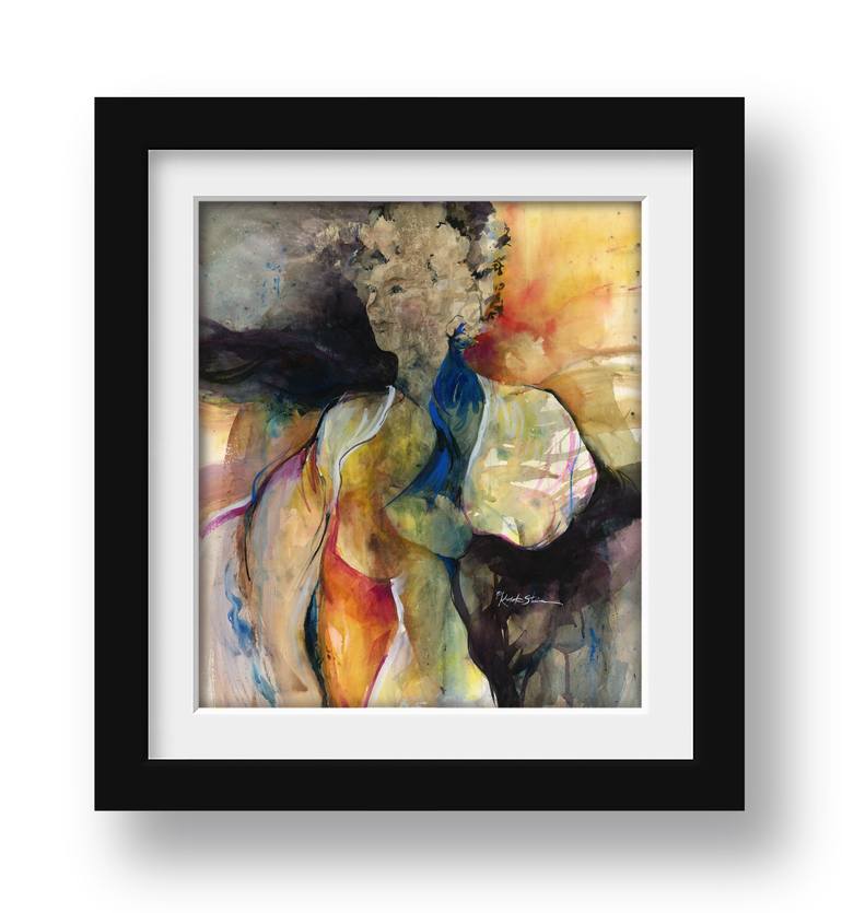 Original Abstract Erotic Painting by Kathy Morton Stanion