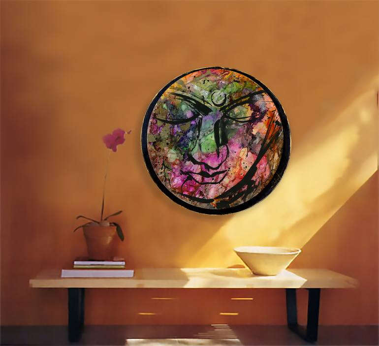 Original Abstract Pop Culture/Celebrity Painting by Kathy Morton Stanion