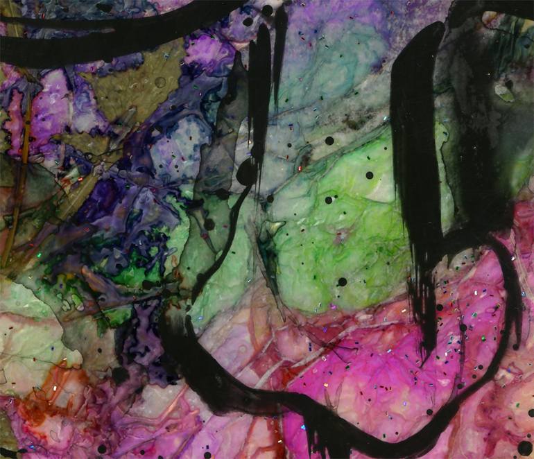 Original Abstract Pop Culture/Celebrity Painting by Kathy Morton Stanion